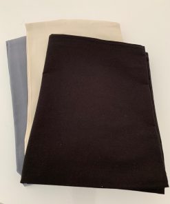 APRONS - 2 X ECRU (OFF WHITE) and 2 X MID GREY + FREE BLACK PILLOW CASE