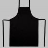 Blank black apron