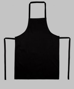 Blank black apron