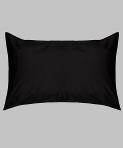 Blank black pillowcases