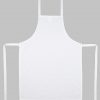Blank white apron