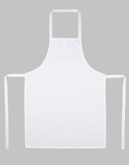 Blank white apron