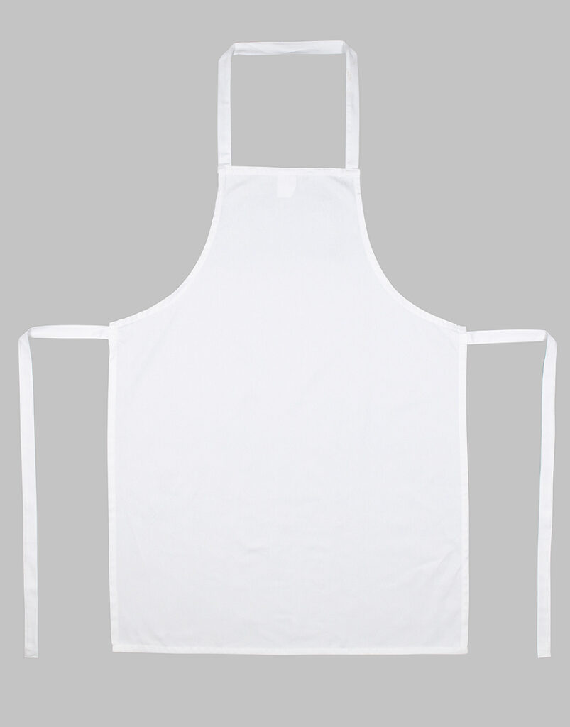 White blank aprons -100% cotton - 1 dozen | Julie's Cotton Collection