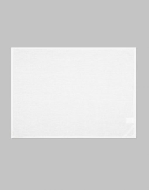 White linen blank tea towels - 6 pack