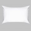 Blank white pillowcases