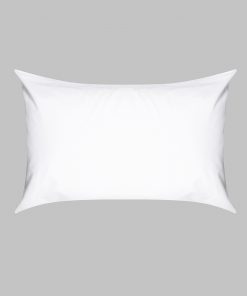 Blank white pillowcases