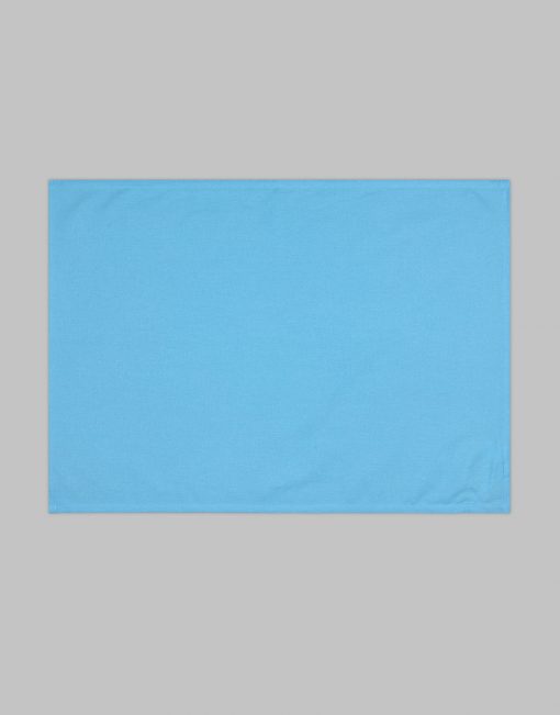 Blue tea towel