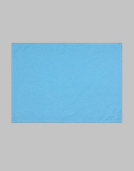 Blue tea towel