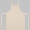 Blank off white ecru apron