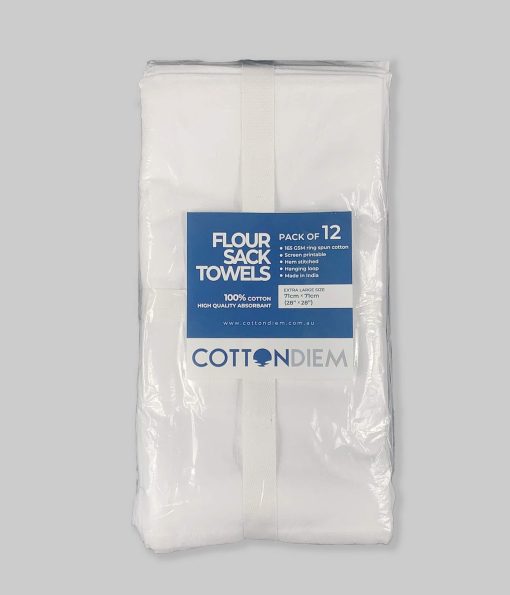 SCREEN PRINTABLE I Flour Sack Tea Towels I 71cm x 71cm (1 DOZEN) - Image 2