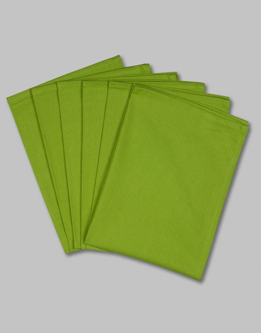 3 x Plain green (blank) tea towels - Image 5