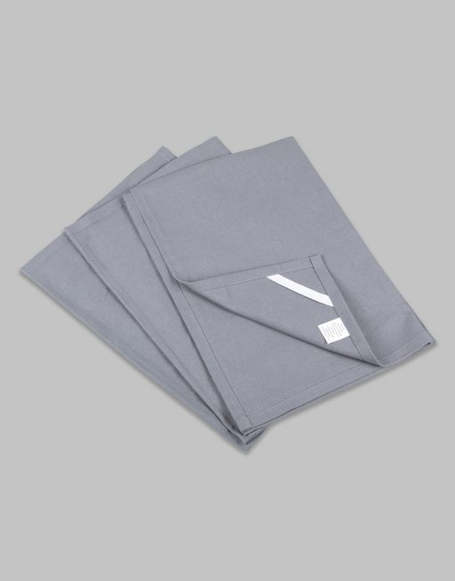 Corporate mid grey (blank) tea towels (2 dozen) - Image 4