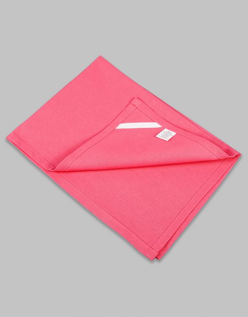 Plain pink (blank) tea towels (10 dozen) - Image 3