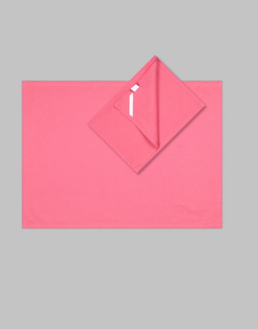 Plain pink (blank) tea towels (10 dozen) - Image 2
