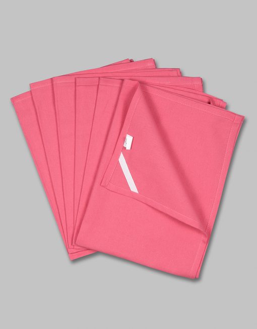 Plain pink (blank) tea towels (10 dozen) - Image 6