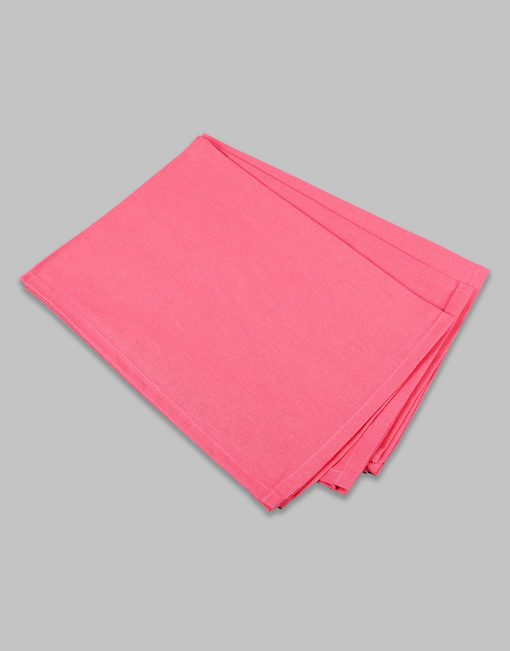 Plain pink (blank) tea towels (10 dozen) - Image 4