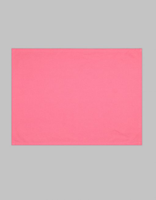 Pink tea towel