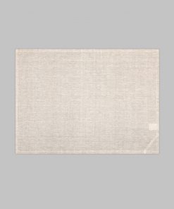 Sandy taupe blank linen tea towel