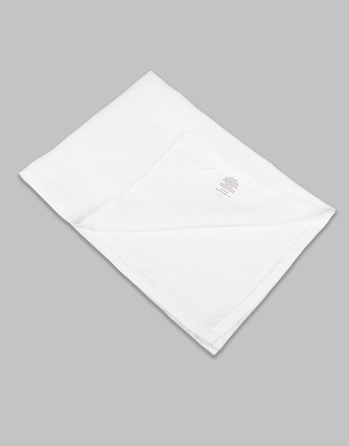 White linen blank tea towels - 6 pack - Image 3