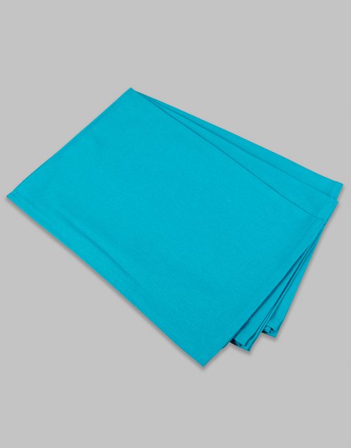 Teal (blue) plain/ blank tea towels (1 dozen) - Image 4
