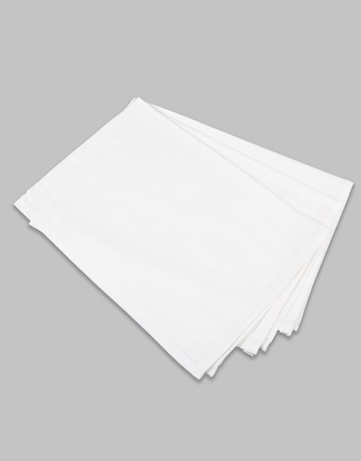 Plain white (blank) tea towels (1 dozen) - Image 4