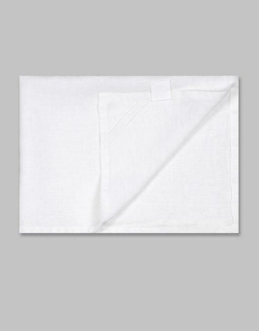 White linen blank tea towels - 6 pack - Image 6