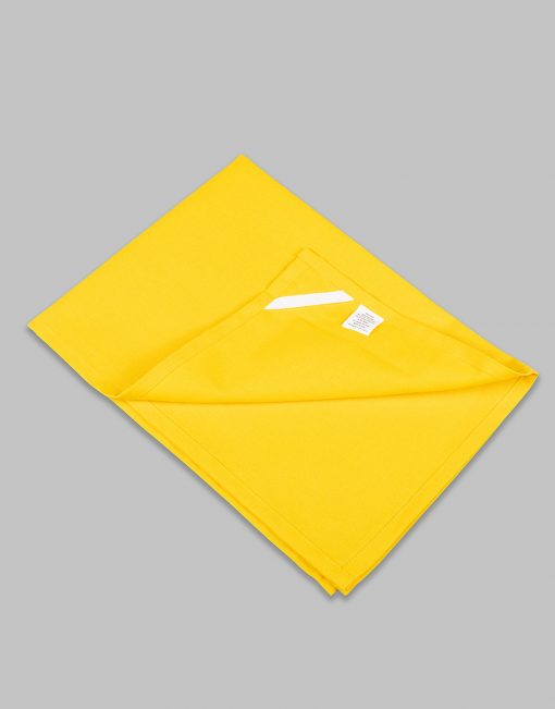 Yellow plain/ blank tea towels (6 dozen) - Image 3