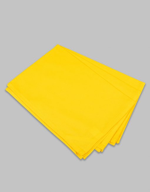 Yellow plain/ blank tea towels (6 dozen) - Image 4